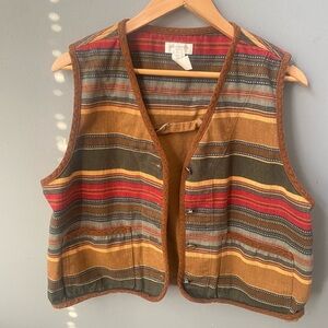 Jones New  York Striped Sports Vest